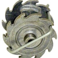 spanner met kartelrand Roterende spanner aluminium-Sleutelmaat 17
