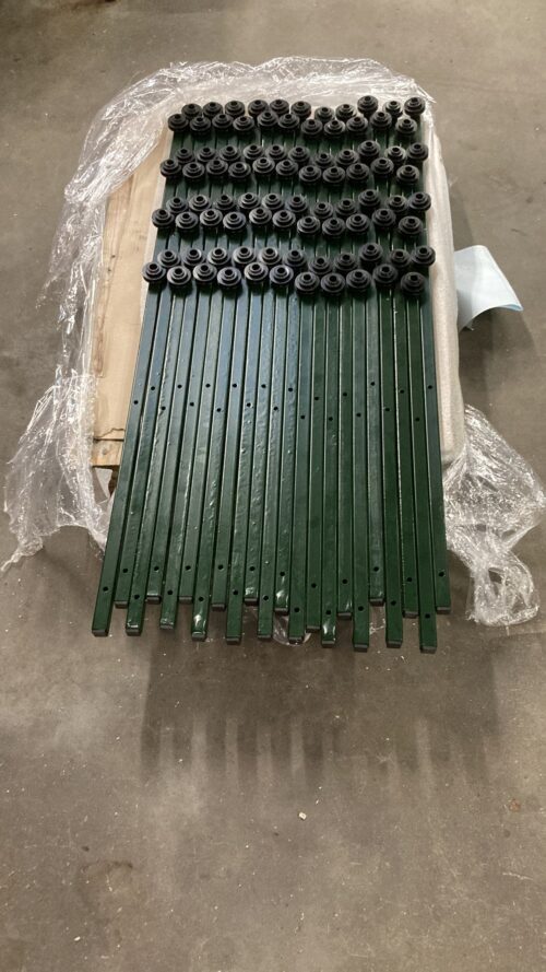 Beugel Topping/dakrand beveiliging 6 draads lengte 1 M. Prijs op aanvraag.