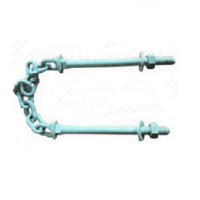 Ketting ten behoeve van slagboomsluiting.